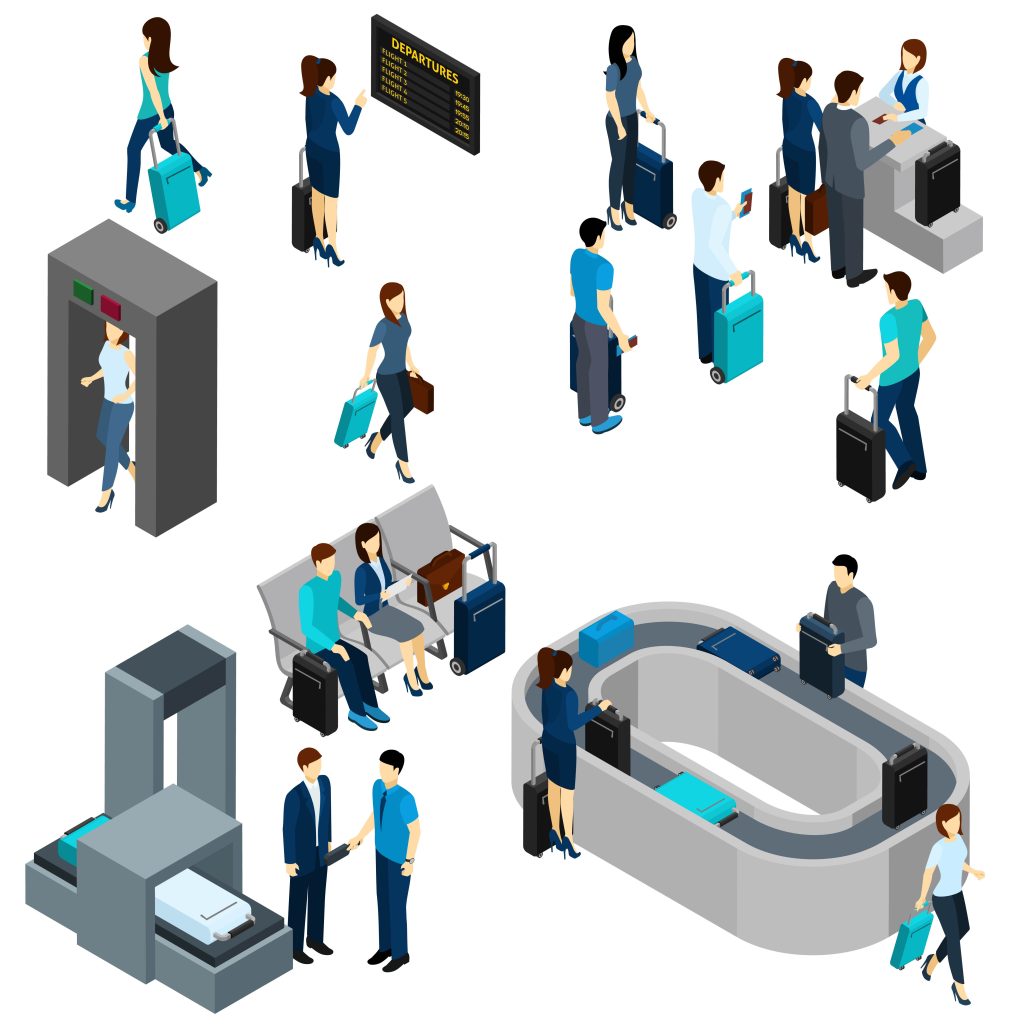 People In Airport Isometric وقت البياناتشركة برمجة تصميم مواقع في السعودية توصيات ومستقبل النظام