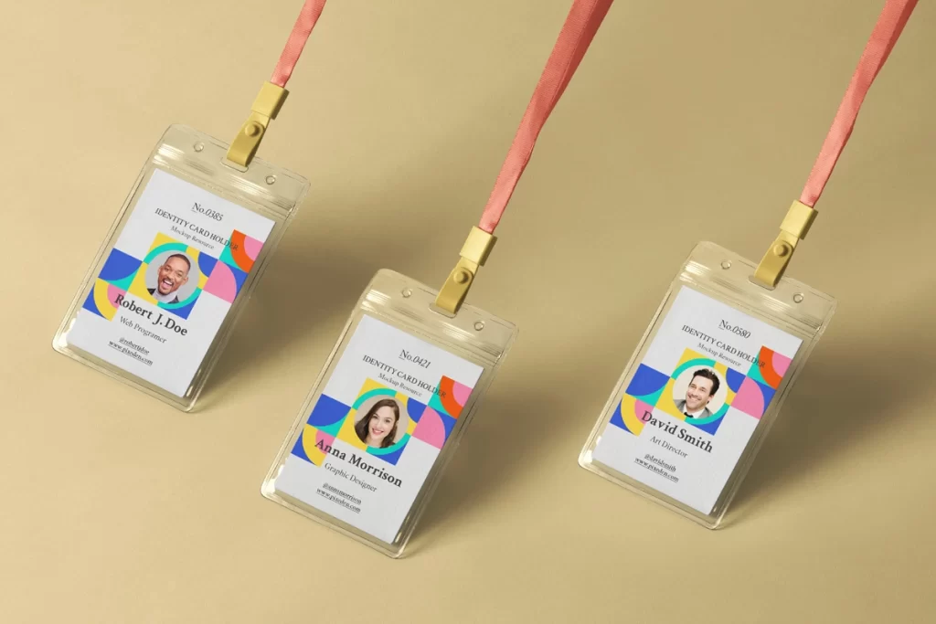 بطاقات العمل البلاستيكية