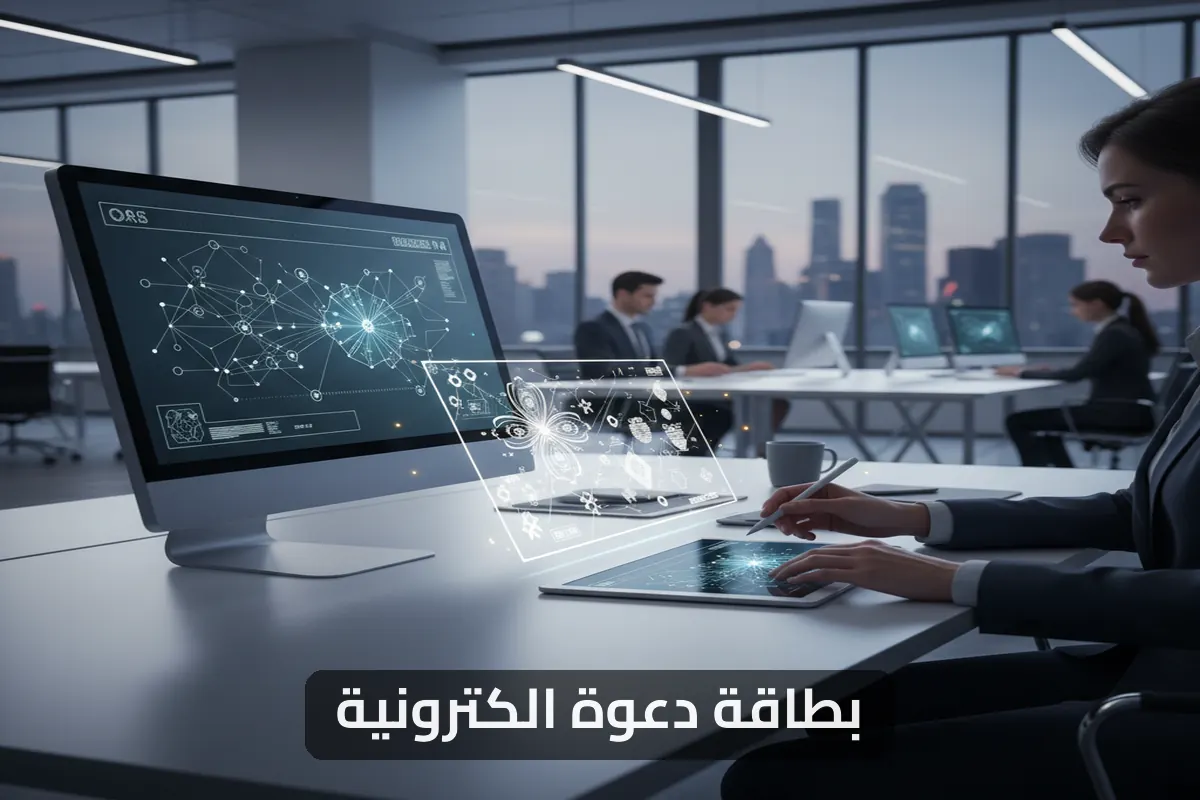 بطاقة دعوة الكترونية